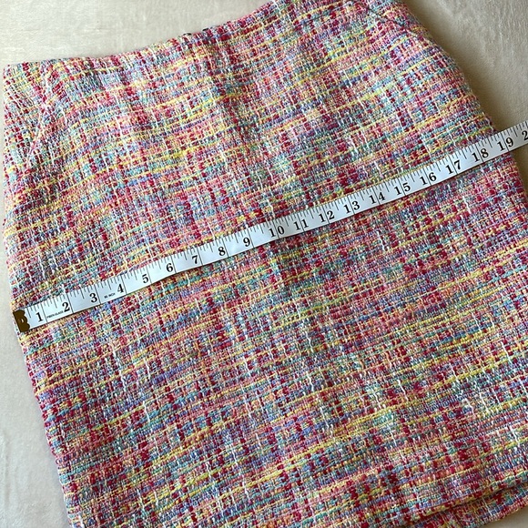 Merona Multi Coloured Tweed Pencil Skirt Size 6 - Picture 10 of 11